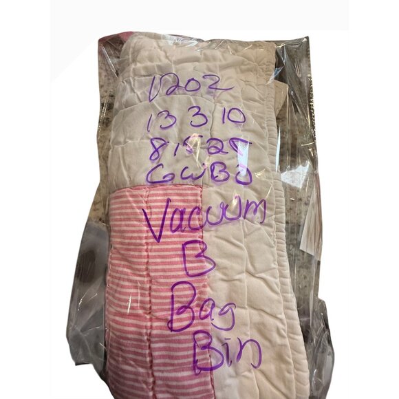 Pottery Barn Kids Quilted patchwork Cotton Square pillow padded sham 23x26 read - Picture 14 of 14